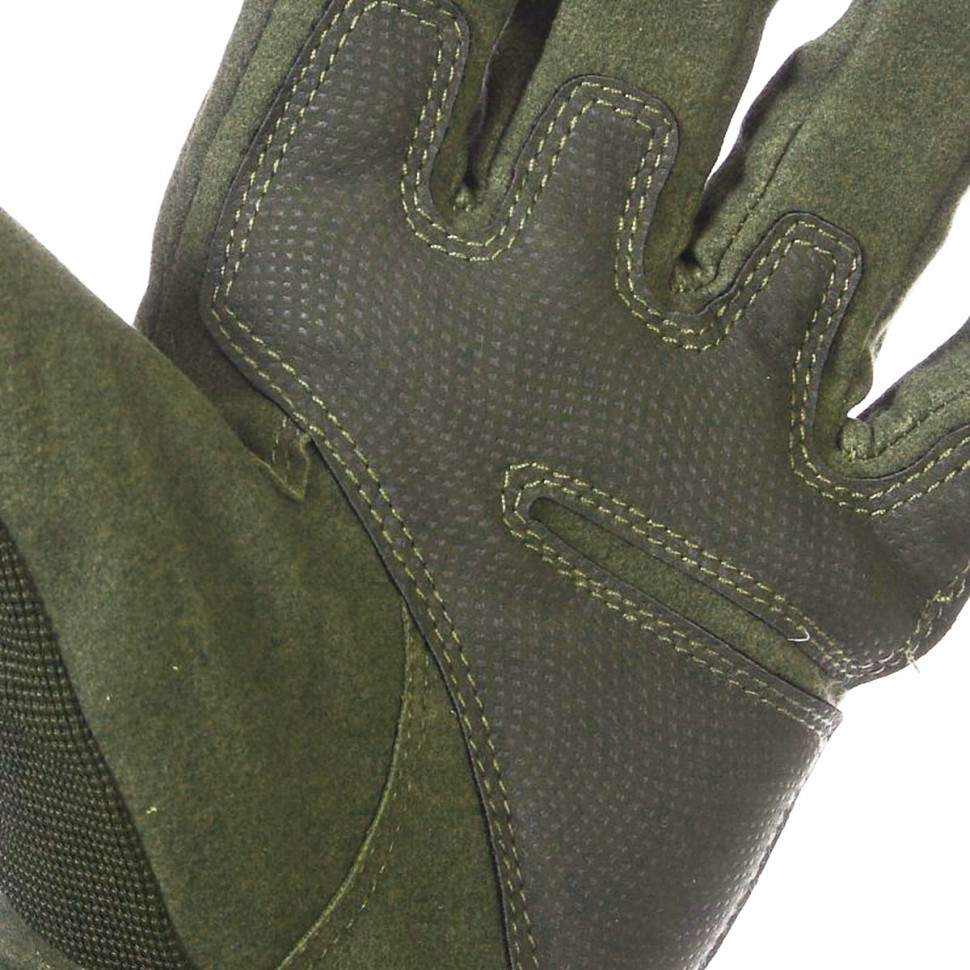 Перчатки тактические кевларовые полнопалые №2 (оливковые) Oakley