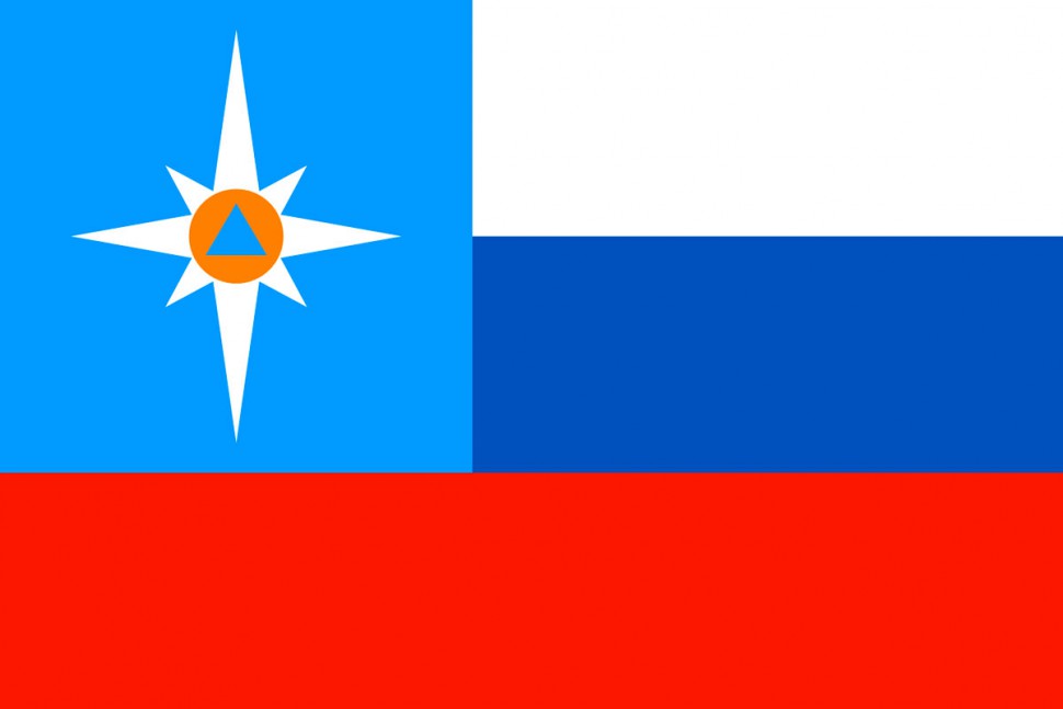 Флаг МЧС России представительский