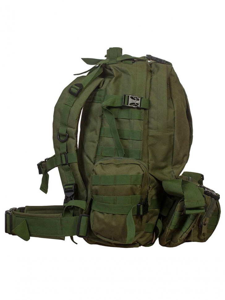 Рейдовый рюкзак US Assault 35-50 литров оливкового цвета
