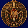 Медаль «100 Лет ВЧК-КГБ-ФСБ» (Красная Звезда, Меч)