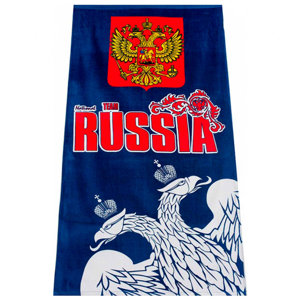 Полотенце банное RUSSIA «Двуглавый орёл» (хлопок 100%)