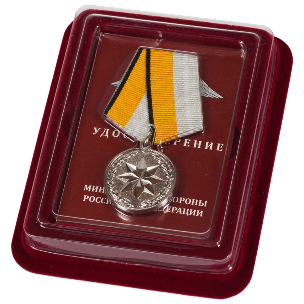 Медаль «За Достижение В Области Развития Инновационных Технологий» В Прозрачном Футляре (МО РФ)