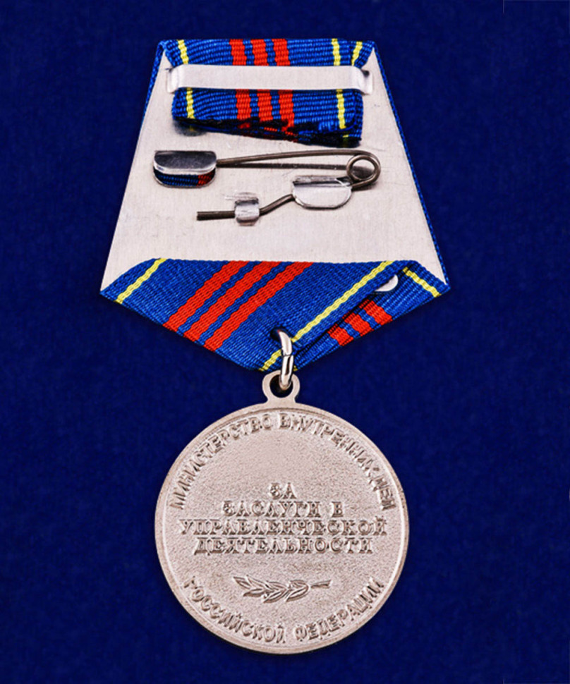 Медаль «За Заслуги В Управленческой Деятельности» 3 Степени МВД РФ