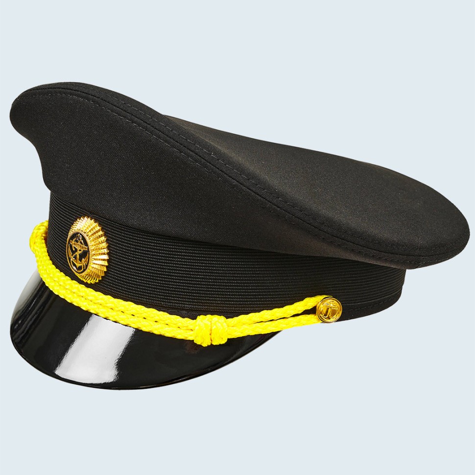 Фуражка офисная ВМФ РФ (черная)