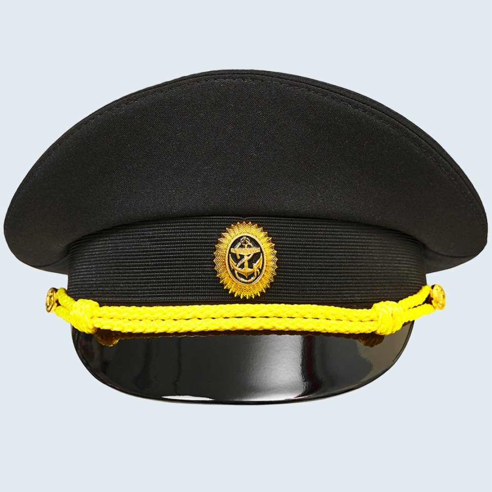 Фуражка офисная ВМФ РФ (черная)