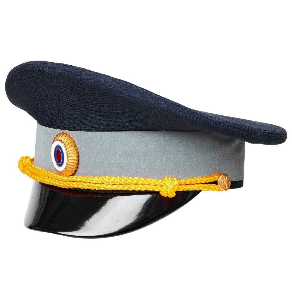 Фуражка офисная ДПС ГИБДД (темно-синяя)