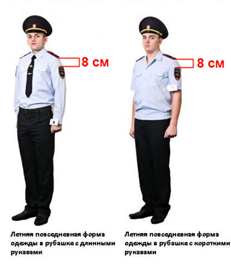 Шеврон Полиция Охрана общественного порядка МВД России вышитый белый