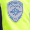 Костюм ДПС летний нового образца короткий рукав с сигнальными вставками (габардин)