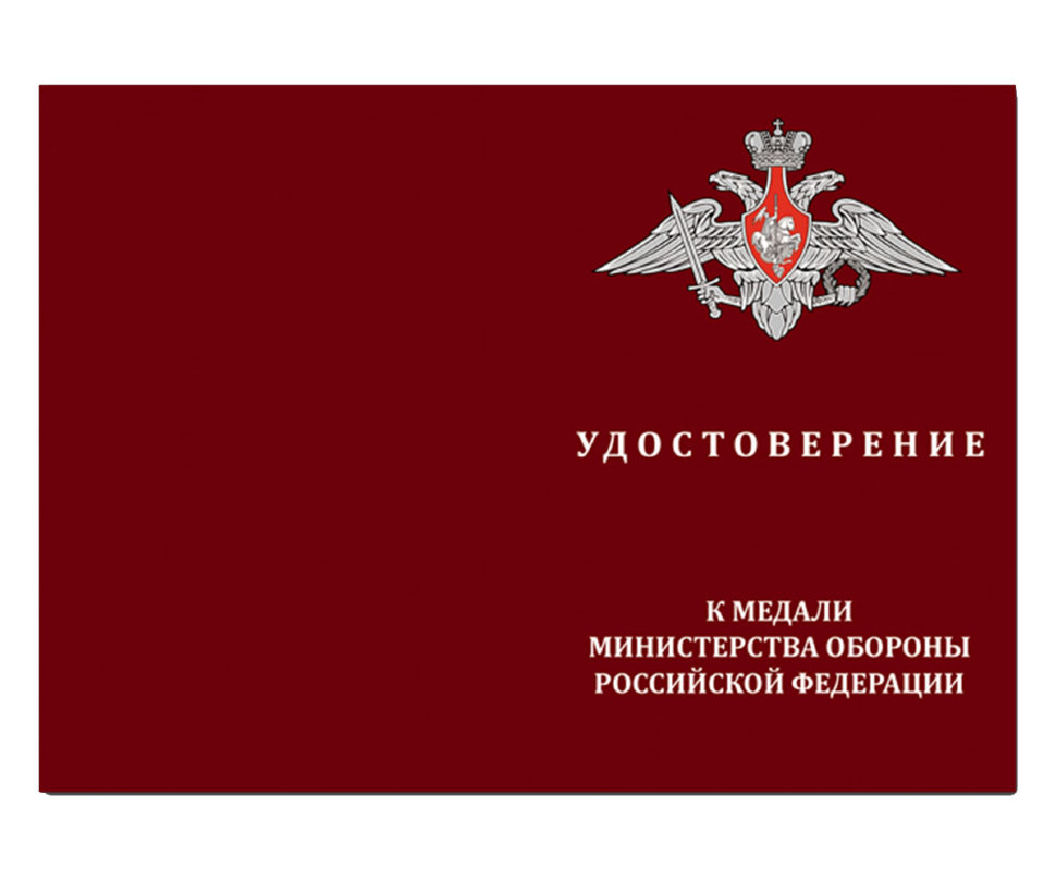 Удостоверение к медали «Участнику борьбы со стихией на Амуре» (МО РФ)