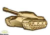 Эмблема петличная Танковые войска золотистая