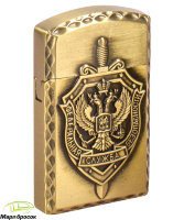 Пьезозажигалка «ФСБ» с выпуклой эмблемой