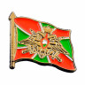 Значок фрачный «Флаг Пограничных войск РФ»