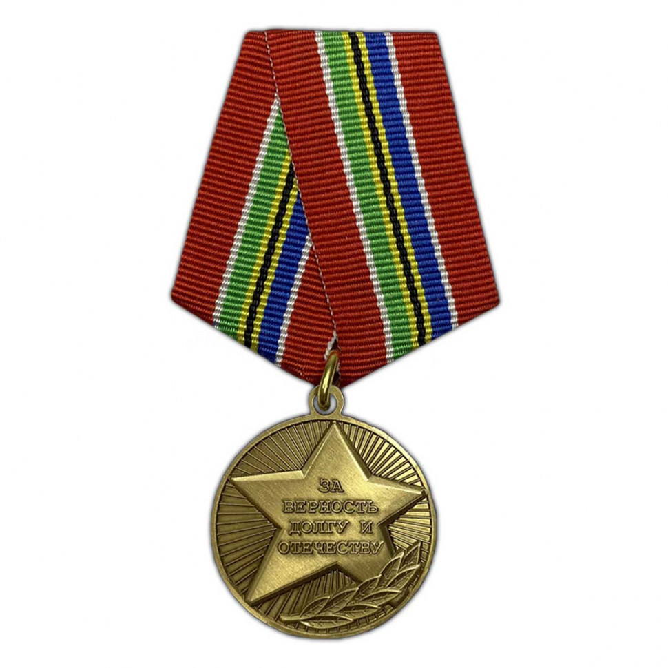 Медаль «За Верность Долгу и Отечеству» В Прозрачном Футляре