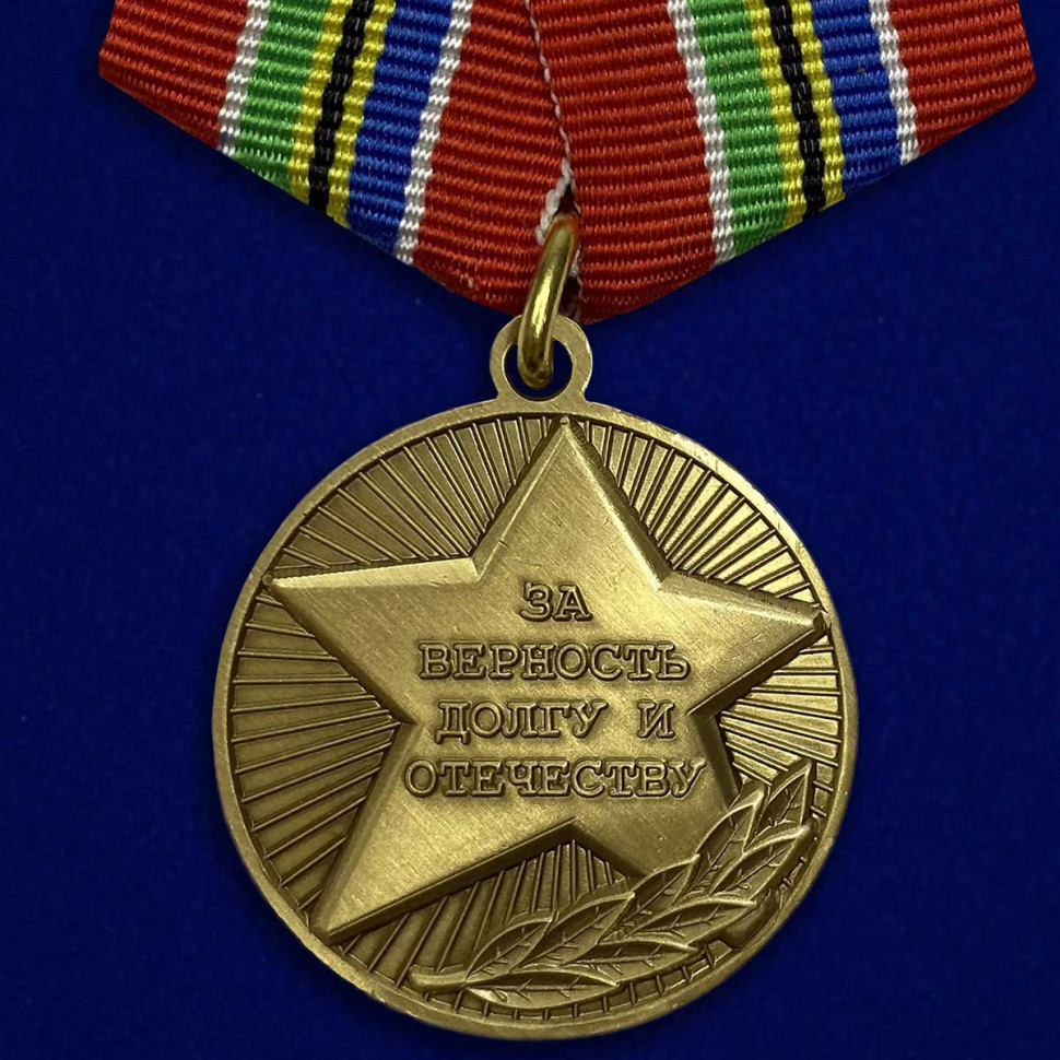 Медаль «За Верность Долгу и Отечеству» В Прозрачном Футляре