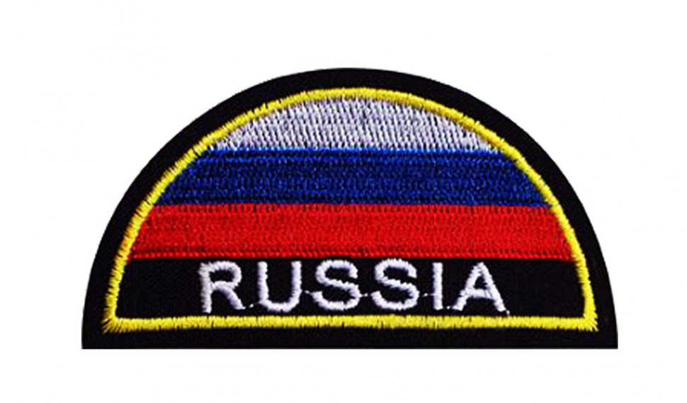 Полукруг RUSSIA МЧС России (Вышитый)