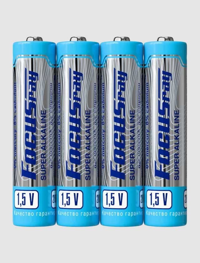 Батарейки FOCUSray SUPER ALKALINE LR03/S4