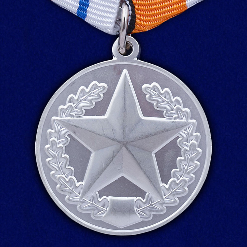 Медаль «За отличие в соревнованиях» МО РФ (2 место)