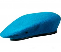 Берет ВДВ бесшовный фетровый (голубой)