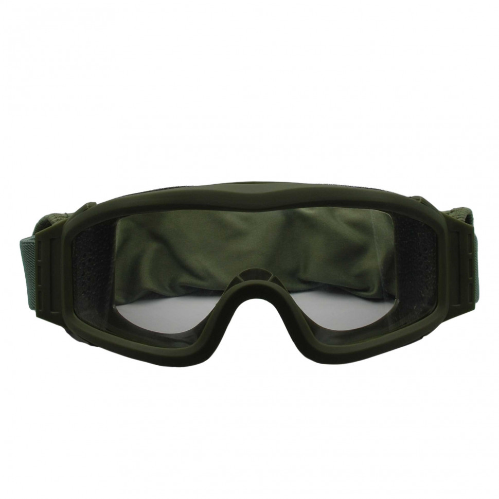 Тактические очки ГРОМ с тремя сменными линзами (олива)