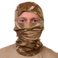 Маска-подшлемник трикотажная с одной прорезью (Woodland Desert)