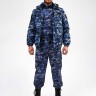 Куртка Росгвардии укороченная демисезонная на мембране (синяя точка)