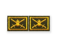 Эмблема Петличная Сухопутных Войск (Вышитая)