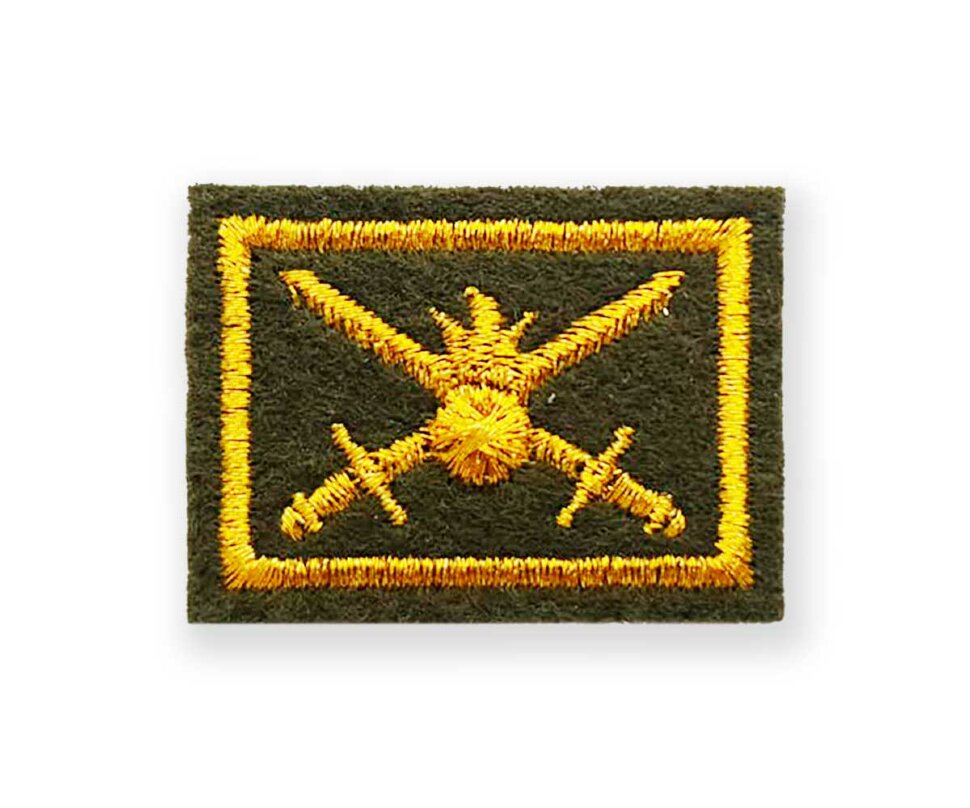 Эмблема петличная вышитая Сухопутные войска