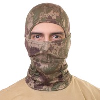 Маска-подшлемник трикотажная с одной прорезью (Vegetato Camouflage Pattern)