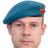 Берет голубой с уголком ВДВ СССР (цветная эмблема)