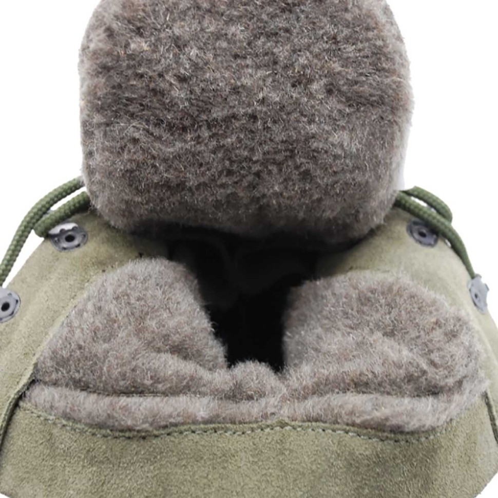 Ботинки зимние м.500341о «URBAN G.R.O.M. WOOL OLIVE» (шерстяной мех)