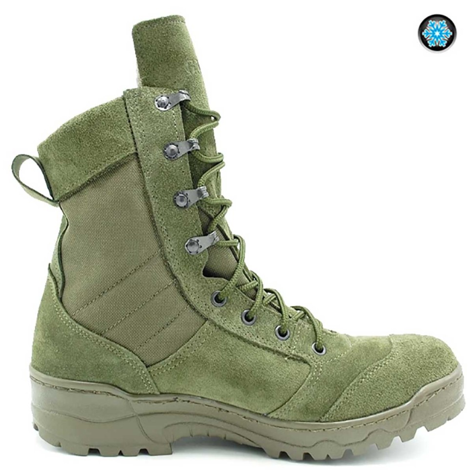 Ботинки (берцы) зимние м.00341о «G.R.O.M. WOOL OLIVE»
