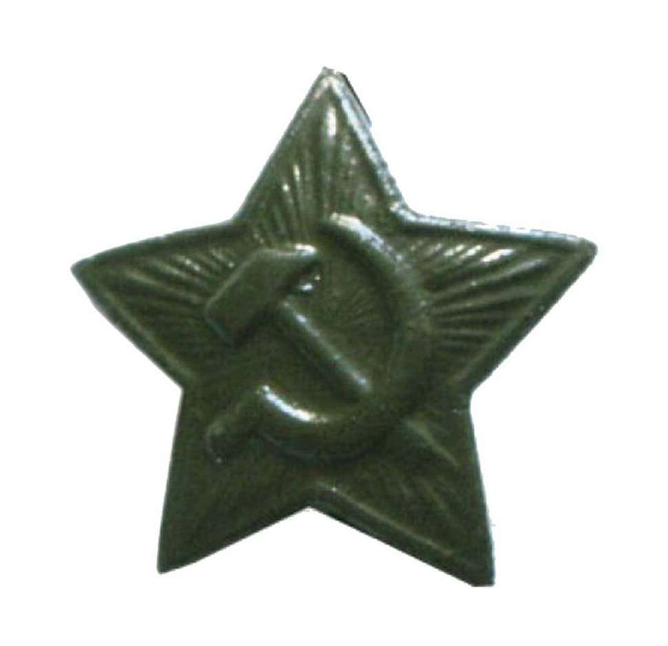 Звезда Советская 34 мм (большая) полевая