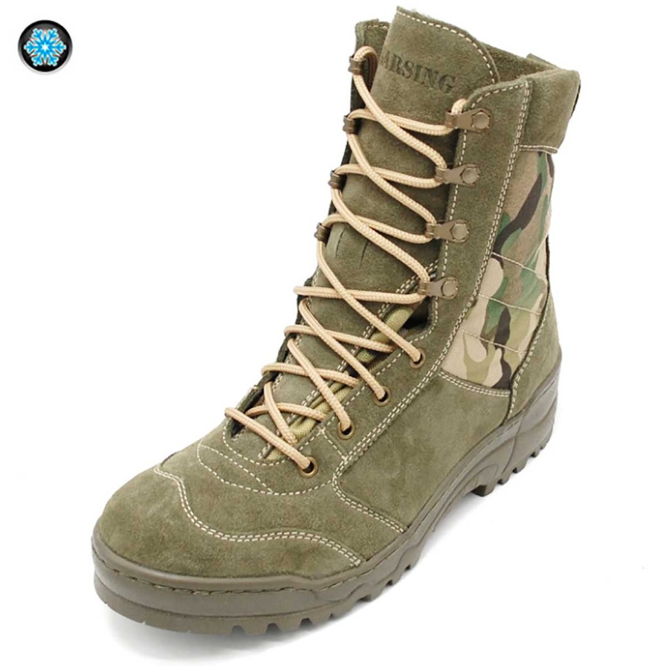 Ботинки (берцы) зимние м.00341мо «G.R.O.M. WOOL CAMO MULTI»