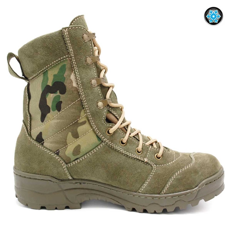 Ботинки (берцы) зимние м.00341мо «G.R.O.M. WOOL CAMO MULTI»