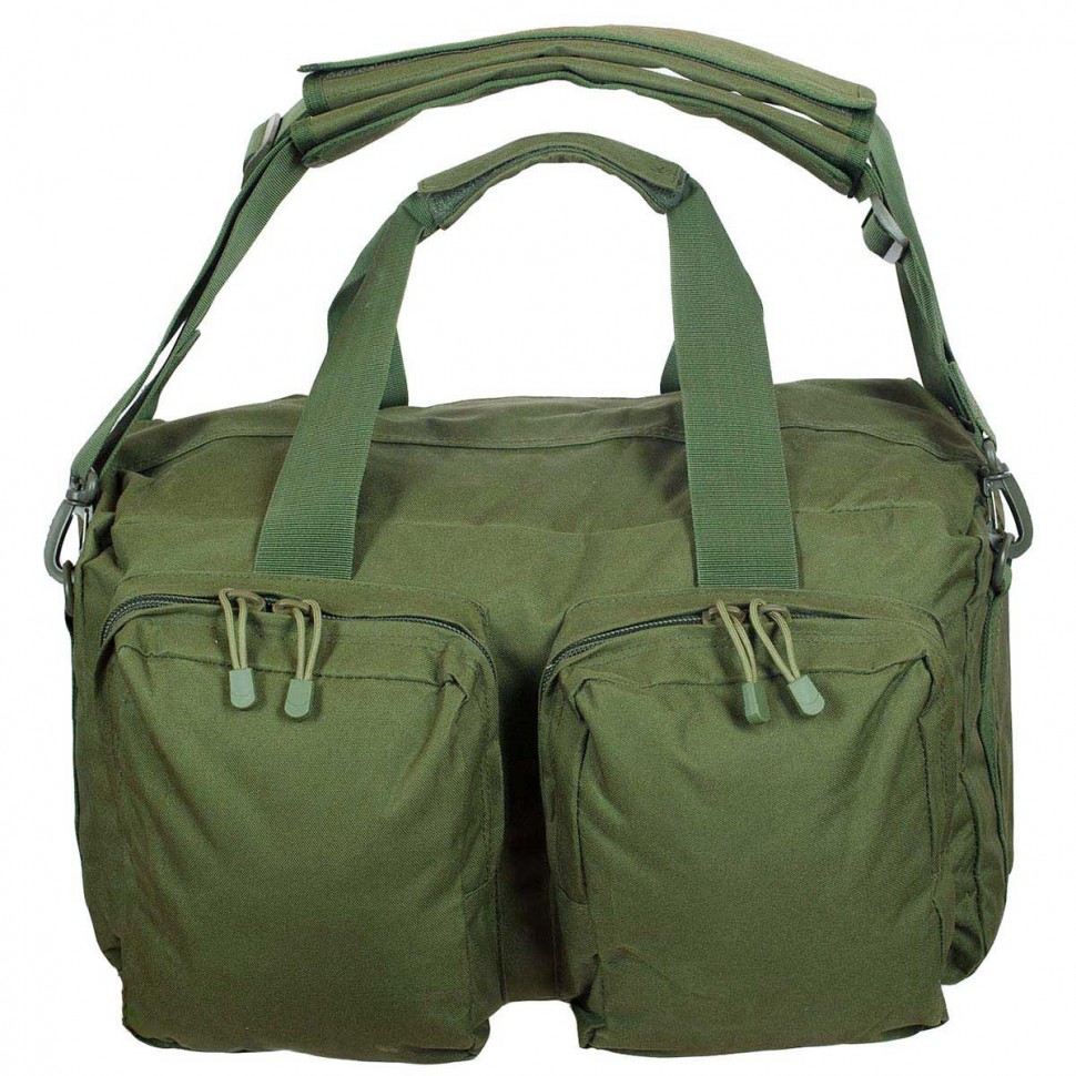 Армейская дорожная сумка-рюкзак 35-40 литров (оливковая)