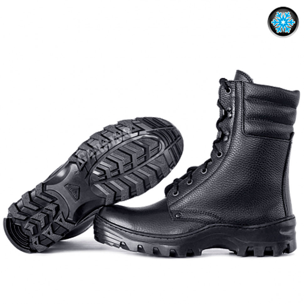 Берцы зимние м 0830 CORPORAL  (натуральный мех)