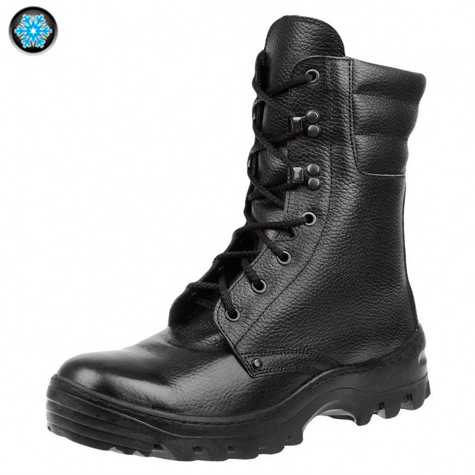 Берцы зимние м 0830 CORPORAL  (натуральный мех)