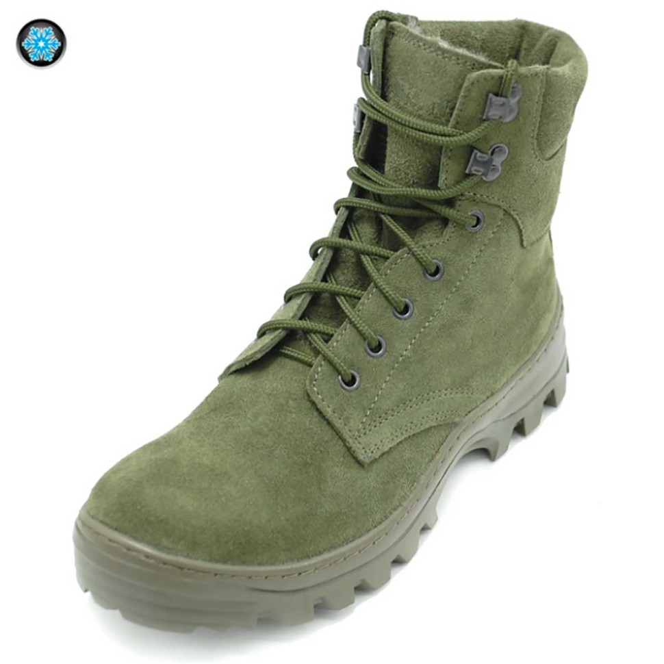 Ботинки (берцы) зимние м.0329о «PILOT WOOL» шерстяной мех