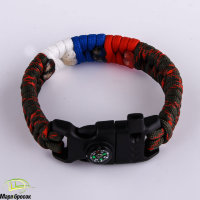  Браслет с компасом (огниво и свисток) №15